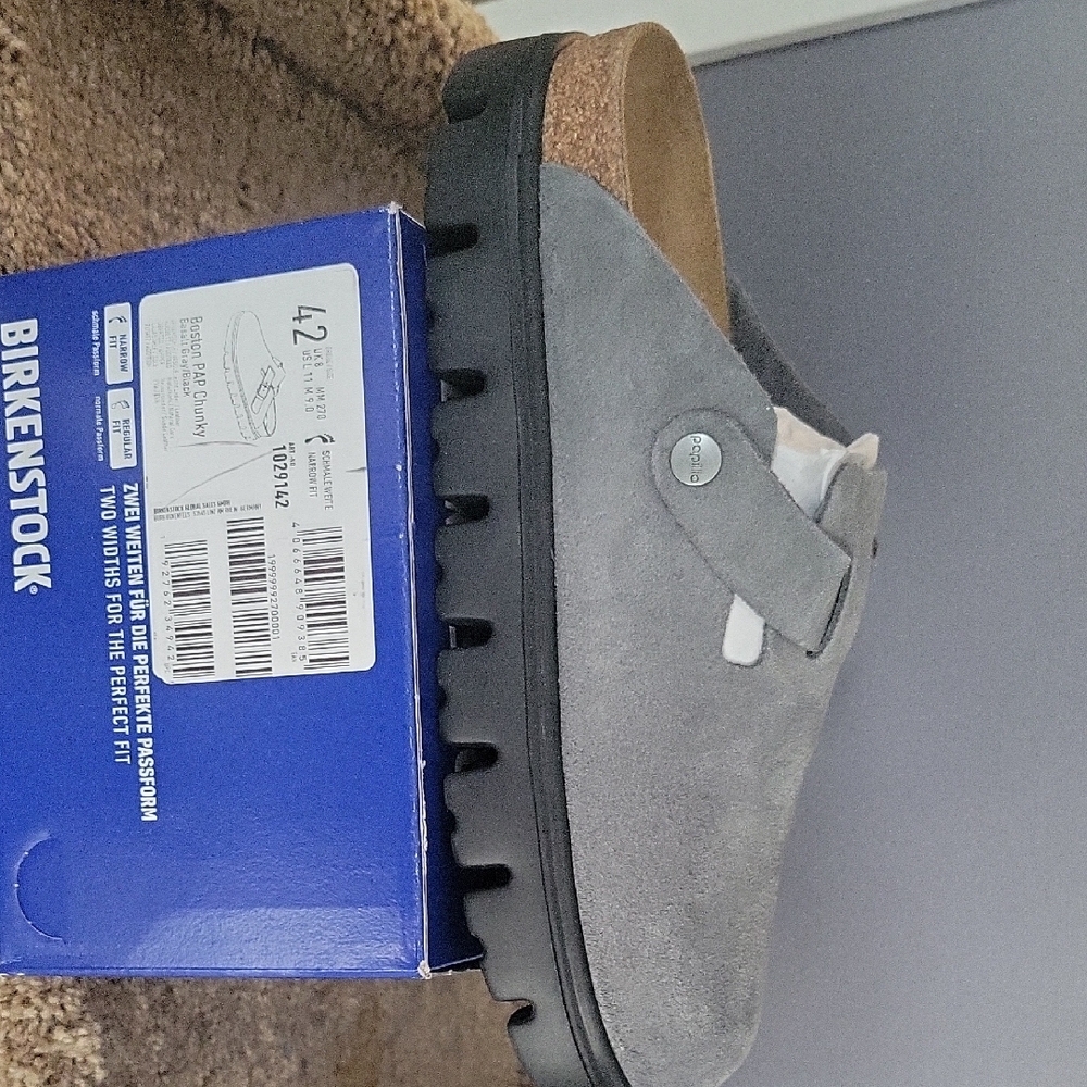 Birkenstock Gray Mules